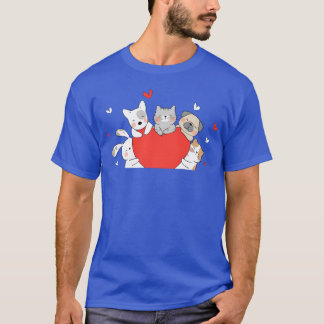Camiseta Love Dog Cat friend