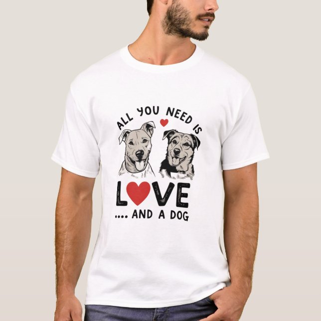 Camiseta Love Dog Life (Frente)