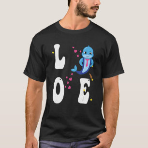 Camiseta Love Dolphins Sea Graphic Design