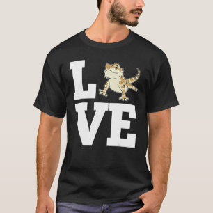Camiseta LOVE Dragão-Lizard-Pet Animais De Pet Ou