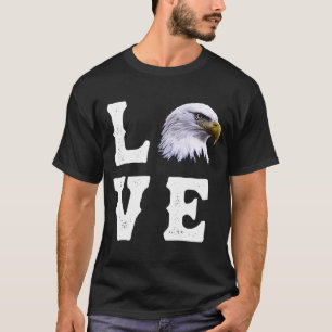 Camiseta Love Eagles Bald US Eagle Bird 1