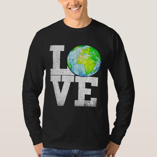 Camiseta LOVE Earth Earth Day 50th Anniversary 2020 Climate (Frente)
