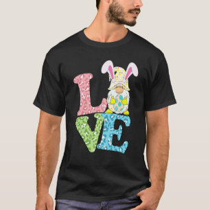 Camiseta Love Easter Bunny Egg Gnomo