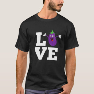Camiseta Love EggPlant - Engraçado Orgulho gay Humor LGBTQ