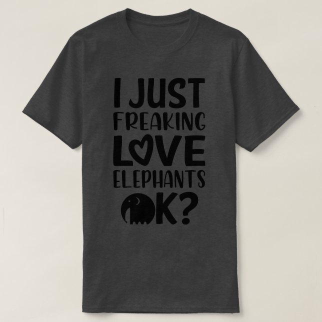 Camiseta Love Elephants 1 (Frente do Design)