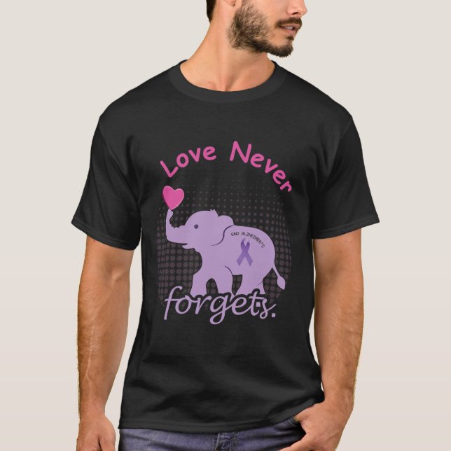 Camiseta Love End Alzheimer End Heimer Heimer Heimer Heimer (Frente)