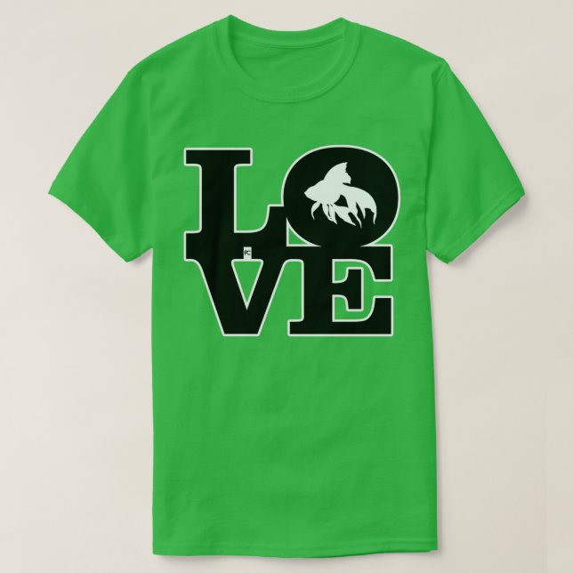 Camiseta Love Fish Classic TSirt (Frente do Design)