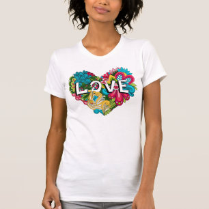 Camiseta Love Floral Heart