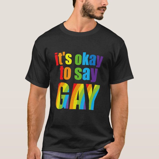 Camiseta Love Florida Gay não tem medo de dizer Gay Lgbtq G (Frente)