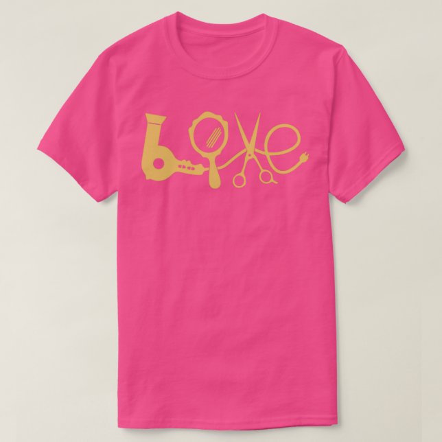 Camiseta Love For Hair Stylists (Frente do Design)