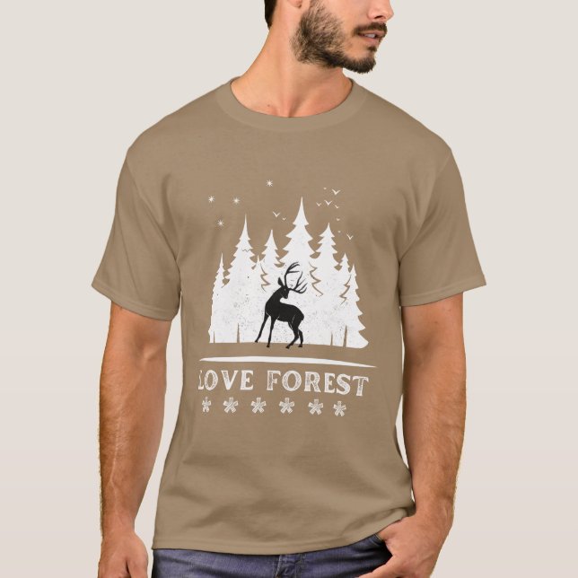 Camiseta Love forest girl (Frente)