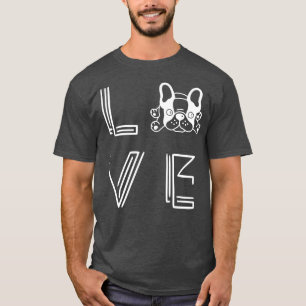 Camiseta Love French Buldog