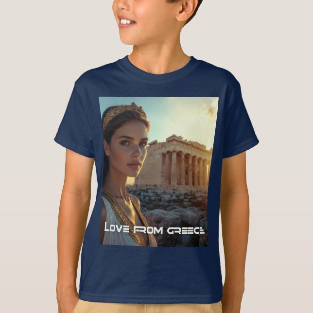 CAMISETA LOVE FROM GREECE (Frente)