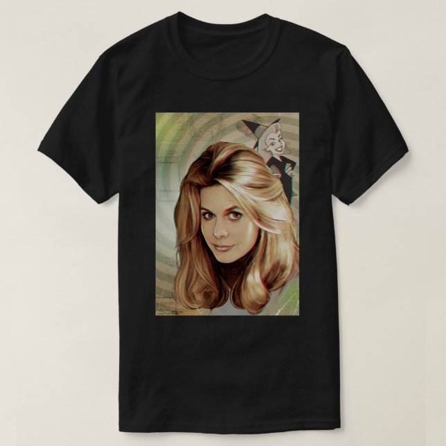 Camiseta Love Funny Man Elizabeth Montgomery Samantha De (Frente do Design)