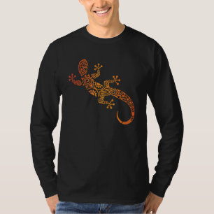 Camiseta Love Geckos Tribal Lizard Chameleon Gecko Tattoo