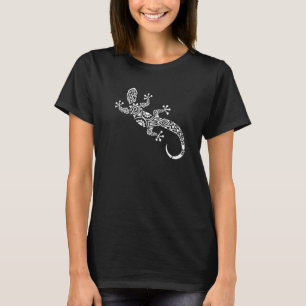 Camiseta Love Geckos Tribal Lizard Chameleon Gecko Tattoo