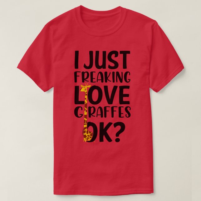 Camiseta Love Girafes (Frente do Design)