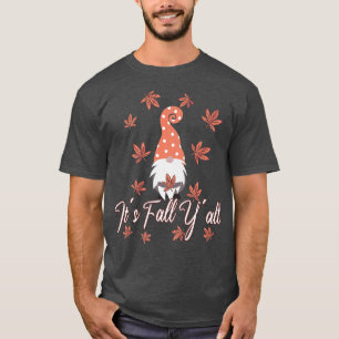 Camiseta Love Gnome Ação de Graças Feliz outono Fall Yall 6