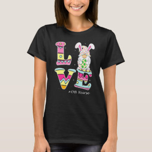 Camiseta Love Gnome Bunny Delivery Ob Day Labor Nurs