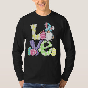 Camiseta Love Gnome Bunny Pastel Primavera Hunt Eggs Coelho