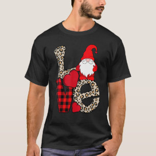 Camiseta Love Gnome Dia de os namorados, Love Namorados Gno