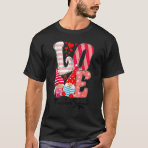 Camiseta Love Gnomo Dia de os namorados Red Buffalo Xadrez
