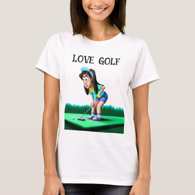 Camiseta Love Golf T-Shirt (Frente)