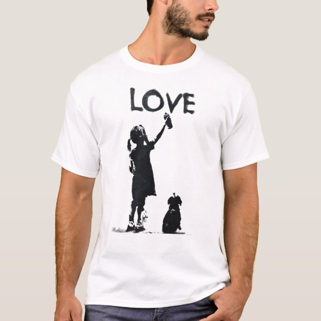 Camiseta Love Graffiti  (Frente)