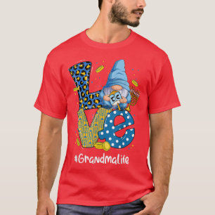 Camiseta Love Grandma Life Leopard Gnome Happy Chanukah Han