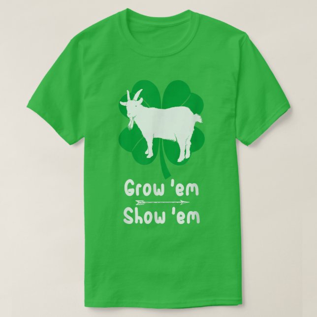 Camiseta Love Growing, Showing Livestock Farmer Costume  (Frente do Design)