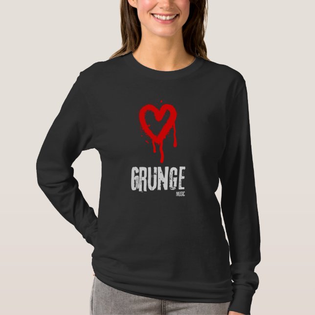 Camiseta Love Grunge Music (Frente)