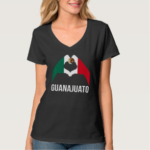 Camiseta Love Guanajuato México Vacinação México Bandeira 2