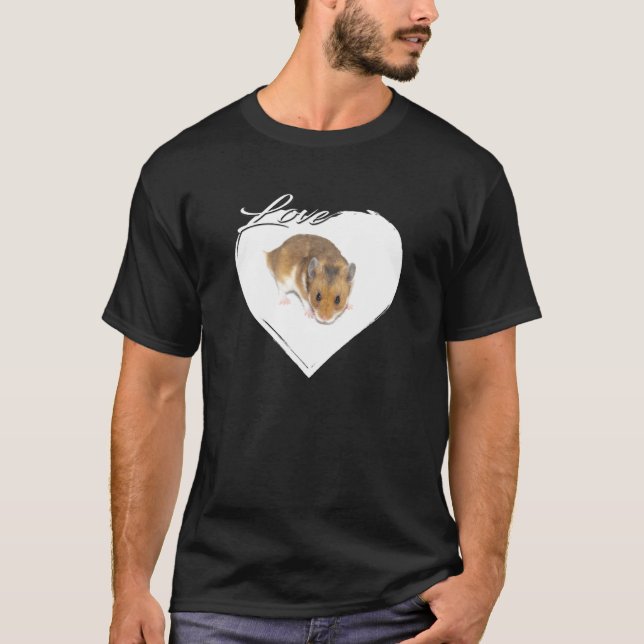 Camiseta Love Hamster Lover (Frente)