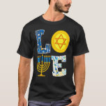 Camiseta Love Hanukkah Chanukah Menorah Pajama Matando F<br><div class="desc">Adoro Hanukkah Chanukah Menorah Pajama Matching Family.</div>