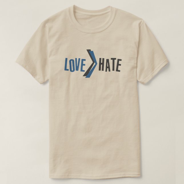Camiseta Love Hate T shirt Collection (Frente do Design)