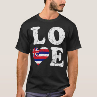 Camiseta Love Hawaii Hawaii Flag Gift