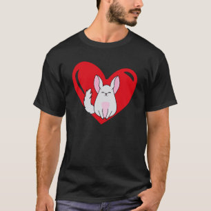 Camiseta Love Hearic Dia de os namorados Chinchilla Boys