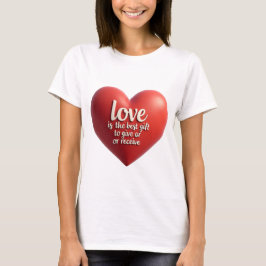 Camiseta love heart