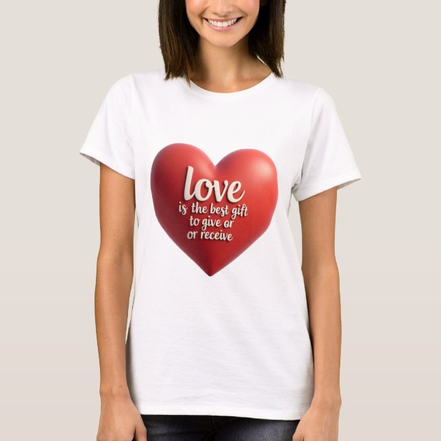 Camiseta love heart (Frente)