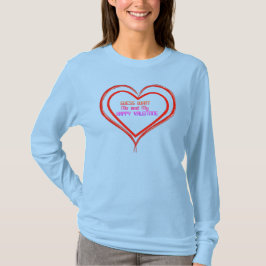 Camiseta Love Heart HAPPY Namorados's DAY