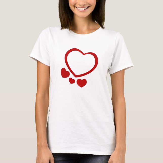 Camiseta Love Hearts-Shirt (Frente)