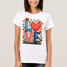 LOVE - Herzen und Blumen