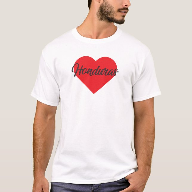 Camiseta Love Honduras (Frente)
