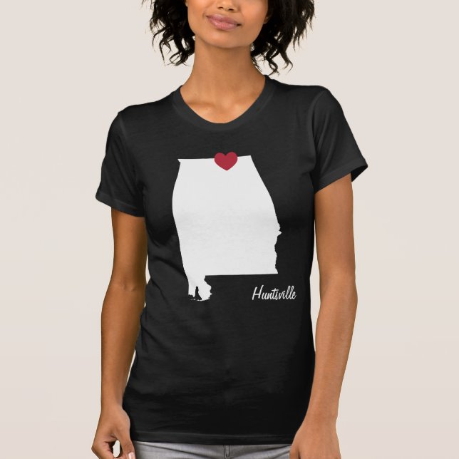 Camiseta Love Huntsville Alabama Shirt (Frente)