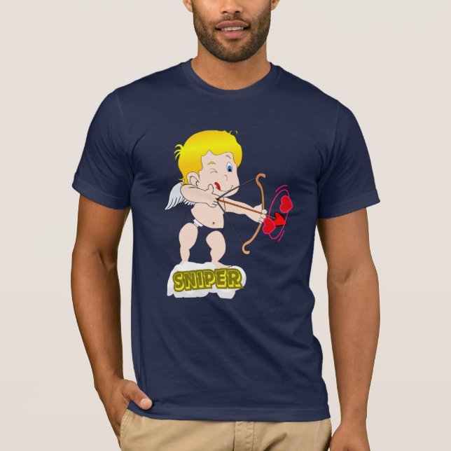 Camiseta "Love in Flight: Cupid Arrow Graphic T-Shirt" (Frente)