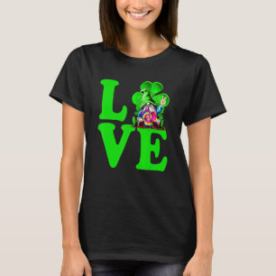 Camiseta Love Irish Gnomo Tie Shamrock Rua Patrick Day Hipp