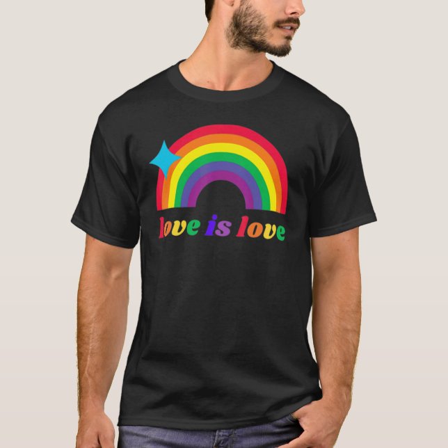 Camiseta Love Is Love Rainbow Lgbt Pride Month 2022 2 (Frente)