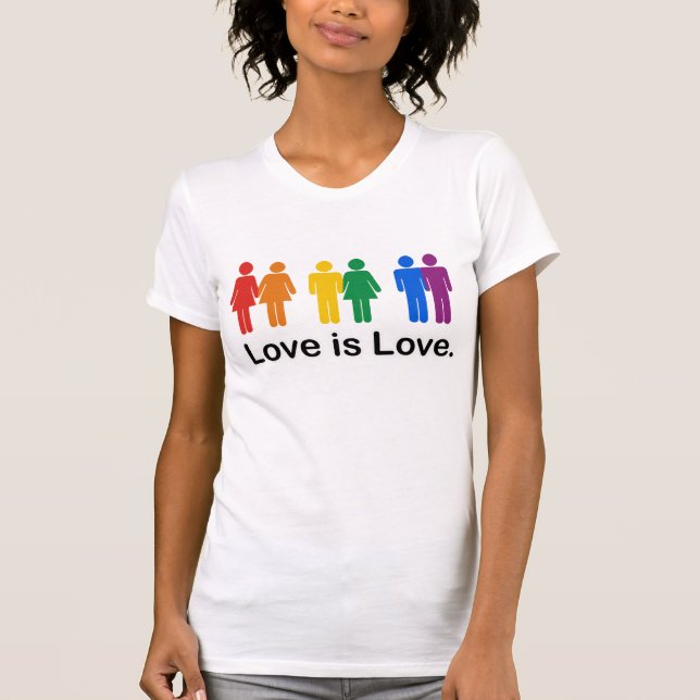 Camiseta Love is Love T-Shirt (Frente)