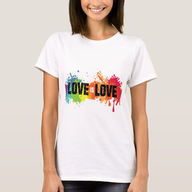 Camiseta Love is Love T-Shirt (Frente)