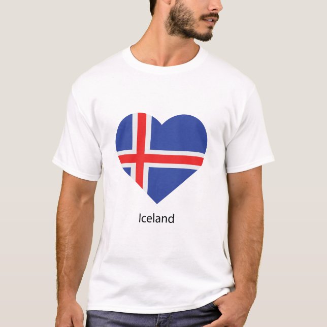 Camiseta Love Islândia (Frente)